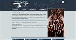 Desktop Screenshot of dakotavalleysymphony.org